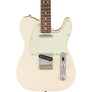 Fender Limited Edition American Professional Classic Telecaster Electric Guitar in Olympic Pearl