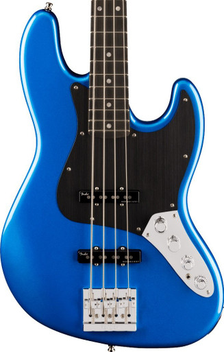 Fender American Ultra II Jazz Bass Guitar in Noble Blue Ebony Fingerboard
