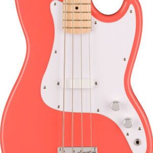 Squier Sonic Bronco Bass Guitar in Tahitian Coral