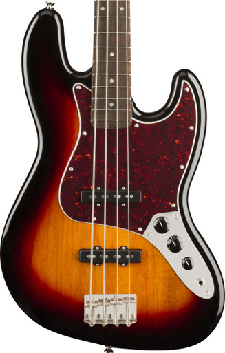 Squier Classic Vibe 60s Jazz Bass Guitar Laurel Fingerboard 3-Color Sunburst