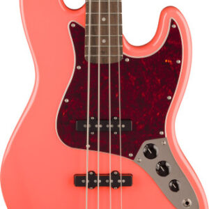 Squier Classic Vibe '60s Jazz Bass Guitar in Tahitian Coral