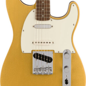 Squier Paranormal Custom Nashville Stratocaster Electric Guitar in Aztec Gold