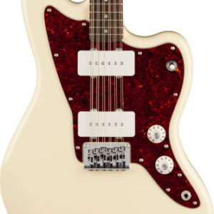 Squier Paranormal Jazzmaster XII 12-String Electric Guitar in Olympic White