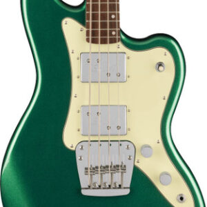 Squier Paranormal Rascal HH Short-Scale Bass Guitar in Sherwood Green