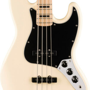 Squier Affinity Series Active Jazz Bass Guitar in Olympic White