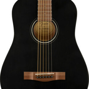 Fender FA-15 3/4 Size Acoustic Guitar in Black