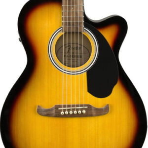 Fender FA-135CE Concert Electro Acoustic Guitar Walnut in 3 Colour Sunburst