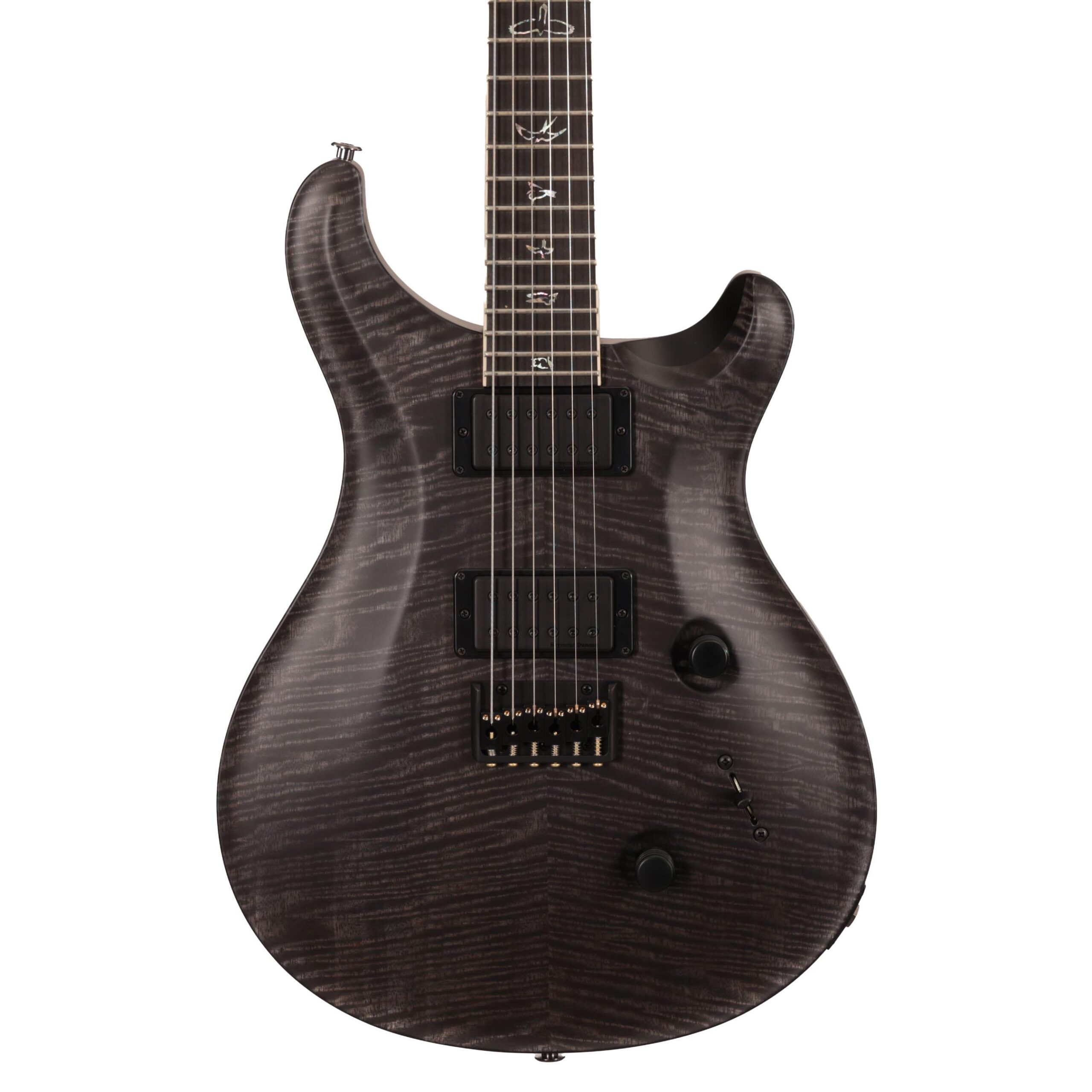 PRS USA Mark Holcomb Signature Electric Guitar in Gray Black with Stained Binding (54536)