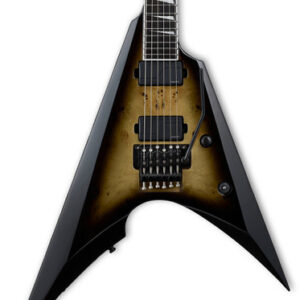 ESP E-II Arrow Electric Guitar in Nebula Black Burst