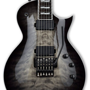 ESP E-II Eclipse FR Electric Guitar in Charcoal Burst