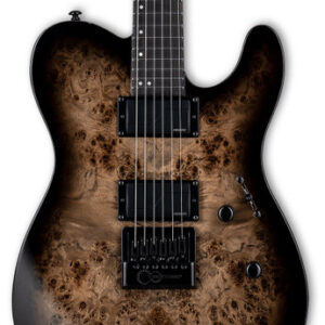 ESP LTD TE-1000 EverTune Electric Guitar in Charcoal Burst