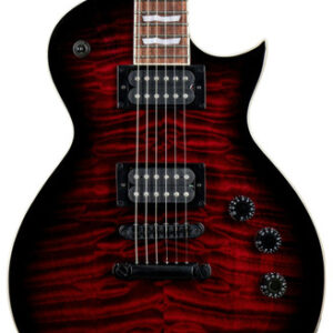 ESP LTD EC-256 Eclipse Quilted Maple Electric Guitar in See Thru Black Cherry