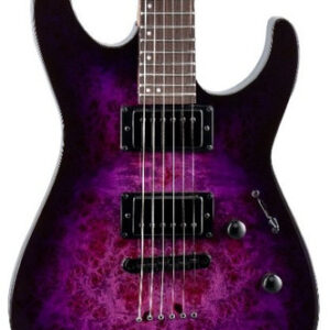ESP LTD M-200DX NT Electric Guitar in Purple Burst