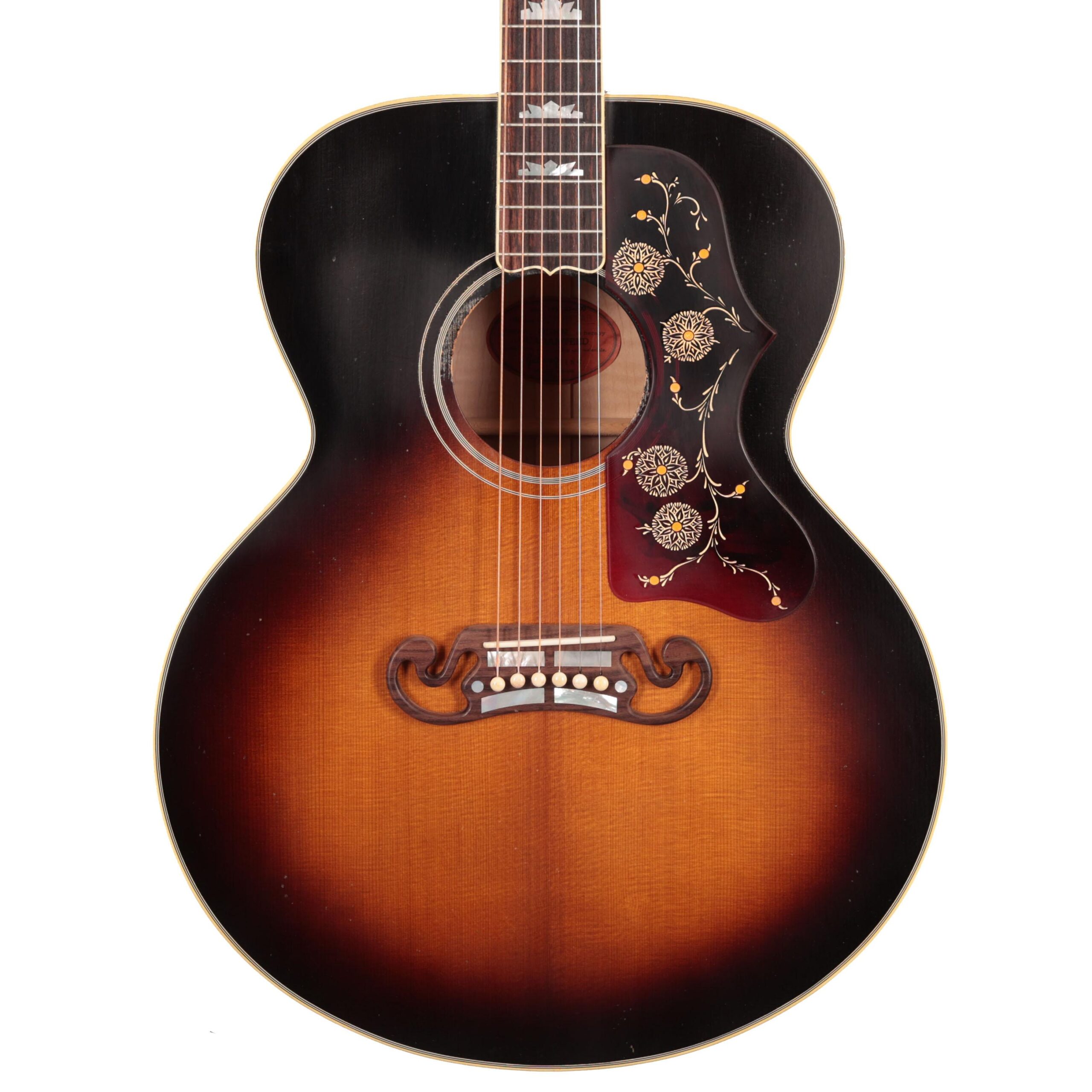 Gibson Custom Shop Murphy Lab 1957 SJ-200 Light Aged Acoustic Guitar in Vintage Sunburst (55169)
