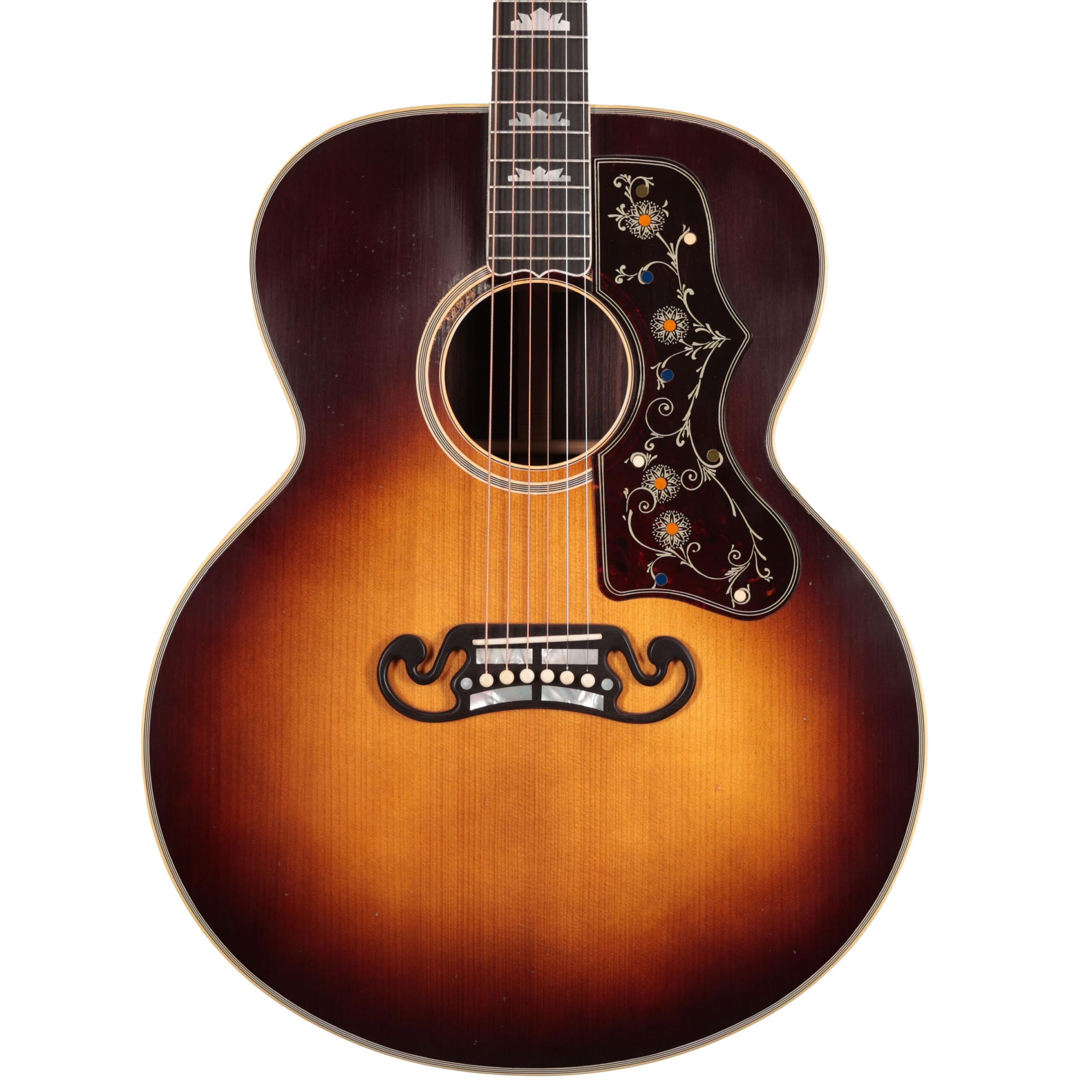 Gibson Custom Shop Pre-War SJ-200 Rosewood Acoustic Guitar in Light Aged Vintage Sunburst (55216)