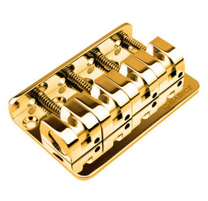 Babicz FCH Z Series 4-String Bass Guitar Bridge in Gold