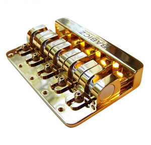 Babicz FCH Z Series 5-String Bass Guitar Bridge in Gold