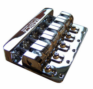 Babicz FCH Z Series 5-String Bass Guitar Bridge in Chrome