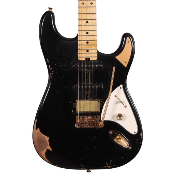 Shabat Guitars Lynx DZ Dweezil Zappa Signature Electric Guitar in Black Gold (55806)