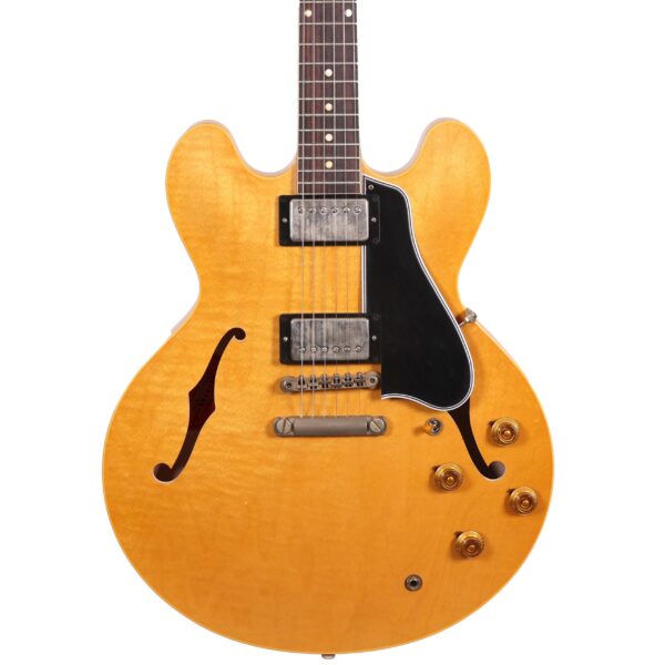 Gibson Custom Shop Murphy Lab 1959 ES-335 Reissue Ultra Light Aged Semi-Hollow Electric Guitar in Vintage Natural (56441)
