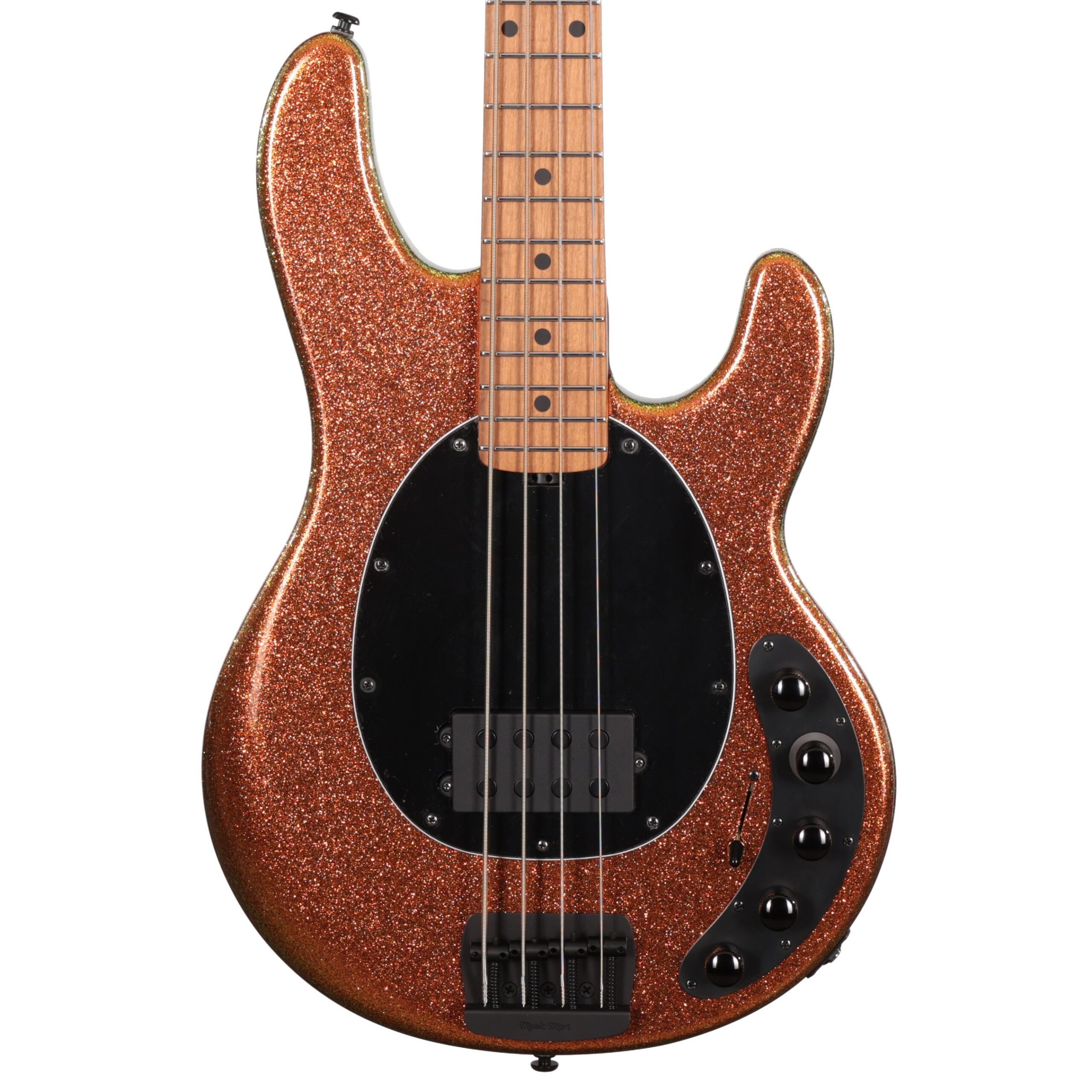 Music Man DarkRay Bass Guitar in Gold Bar (57086) - Image 1
