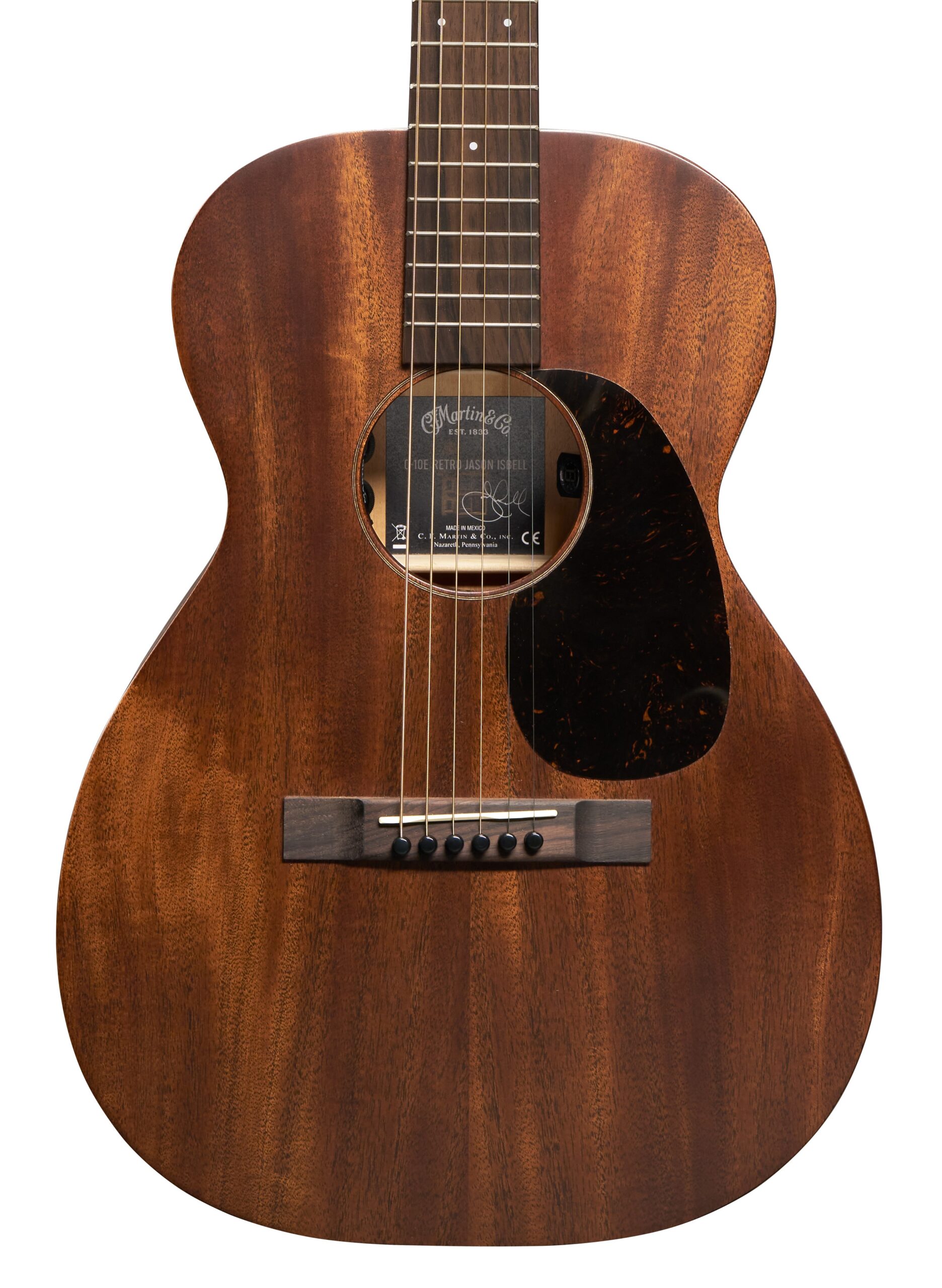 Martin 0-10E Retro Jason Isbell Concert Electro Acoustic in Dark Mahogany