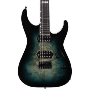 ESP E-II M-II HT Electric Guitar in Mercury Blue Burst (59080)