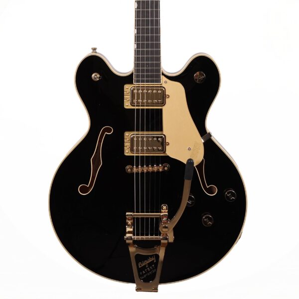 Gretsch Broadkaster LX Center Block Bigsby Guitar In Black, Ebony Board (60021)