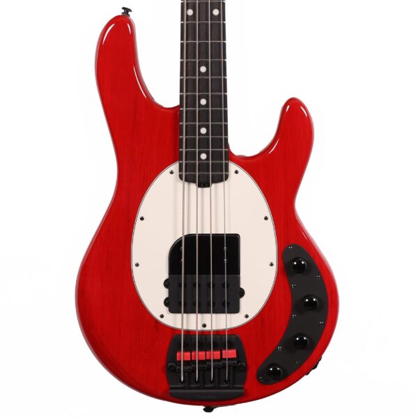 Music Man Tim Commerford StingRay Active Bass Guitar in Caliper Red (60131)