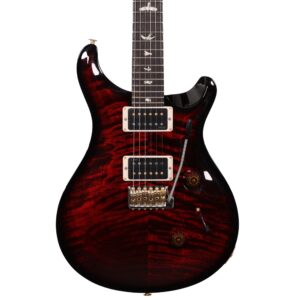 PRS Custom 24 10-Top Electric Guitar in Fire Red Smokeburst  (60696)