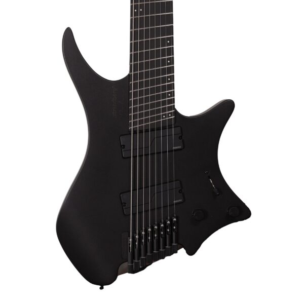 Strandberg Boden Metal NX 8 Electric Guitar in Black Granite, Roasted Maple Neck (60702)