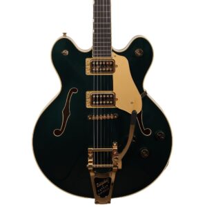 Gretsch Broadkaster LX Center Block Bigsby Guitar In Cadillac Green, Ebony Board (60884)