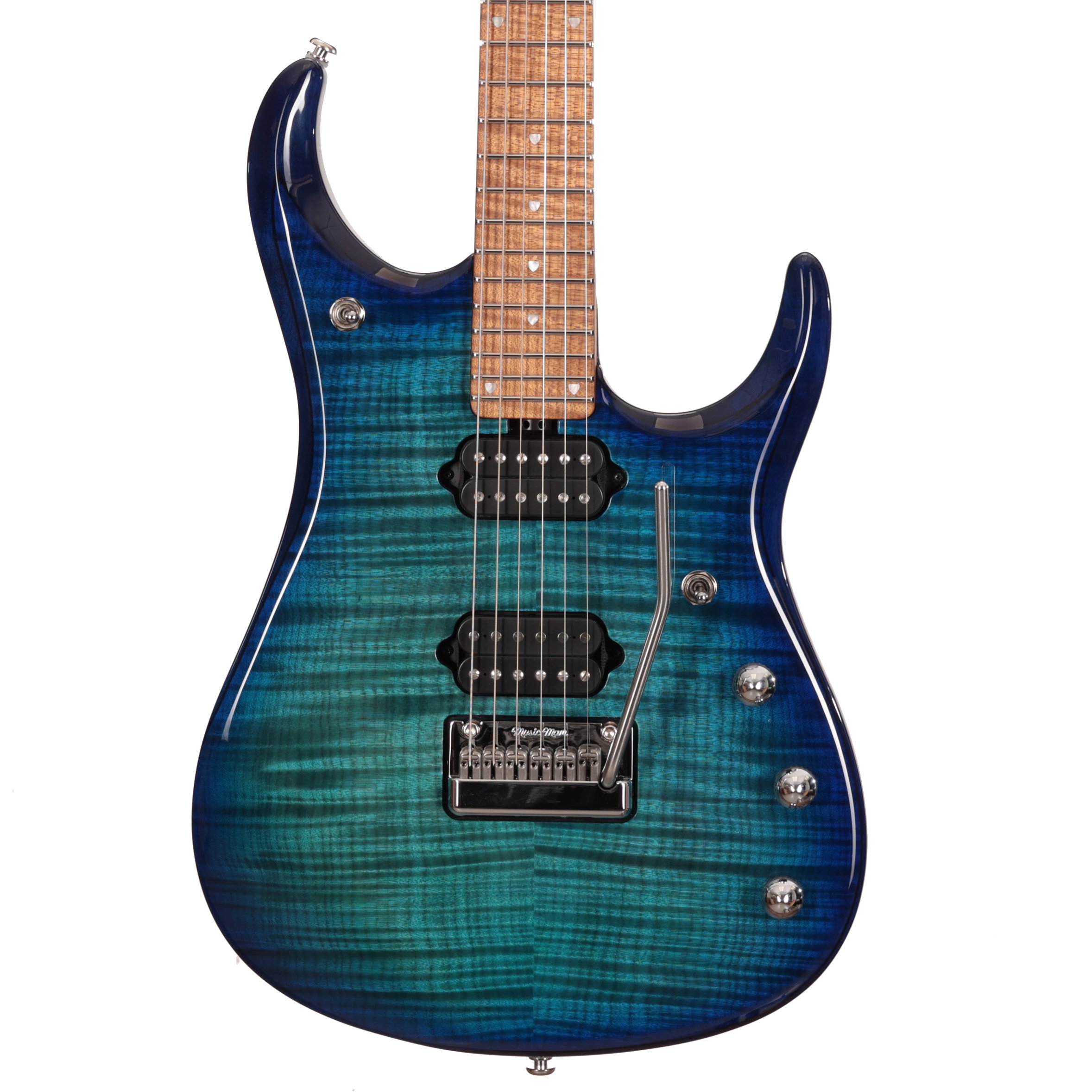 Music Man JP15 John Petrucci Signature Electric Guitar in Cerulean Paradise Flame (61045)
