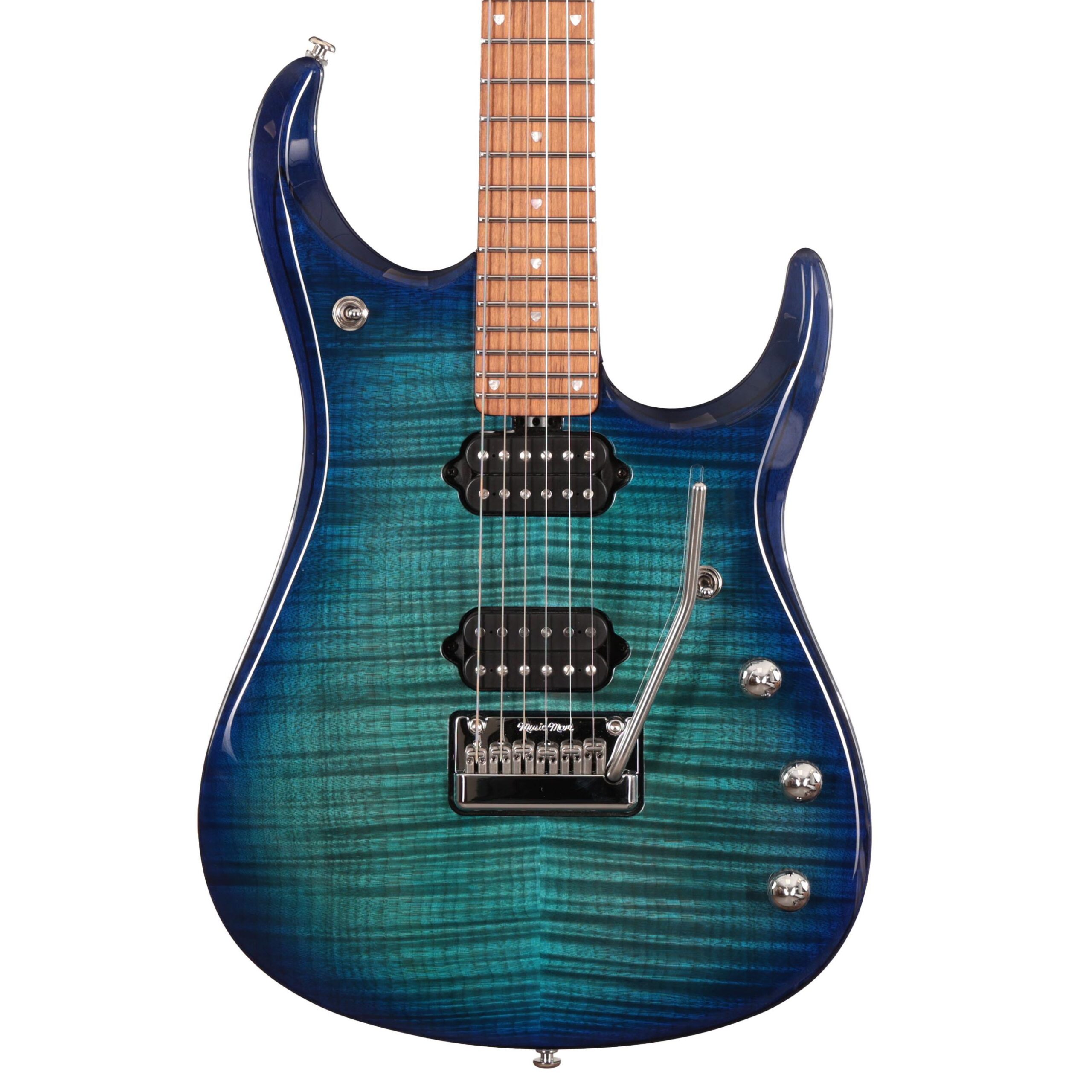 Music Man JP15 John Petrucci Signature Electric Guitar in Cerulean Paradise Flame (61046)