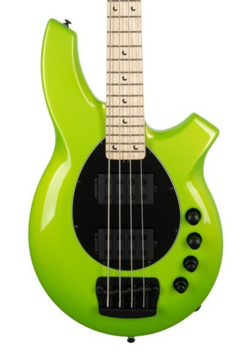 Music Man Bongo HH Bass Guitar in Mantis Green (30592)