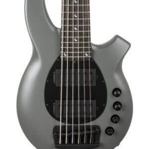 Music Man Bongo 6 HH 6-String Bass Guitar in Titan Gray (30600)