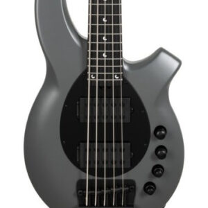 Music Man Bongo 5 HH 5-String Bass Guitar in Titan Grey (30599)