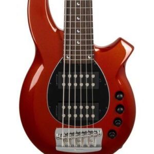 Music Man Bongo 6 HH 6-String Bass Guitar in Blood Orange (30601)