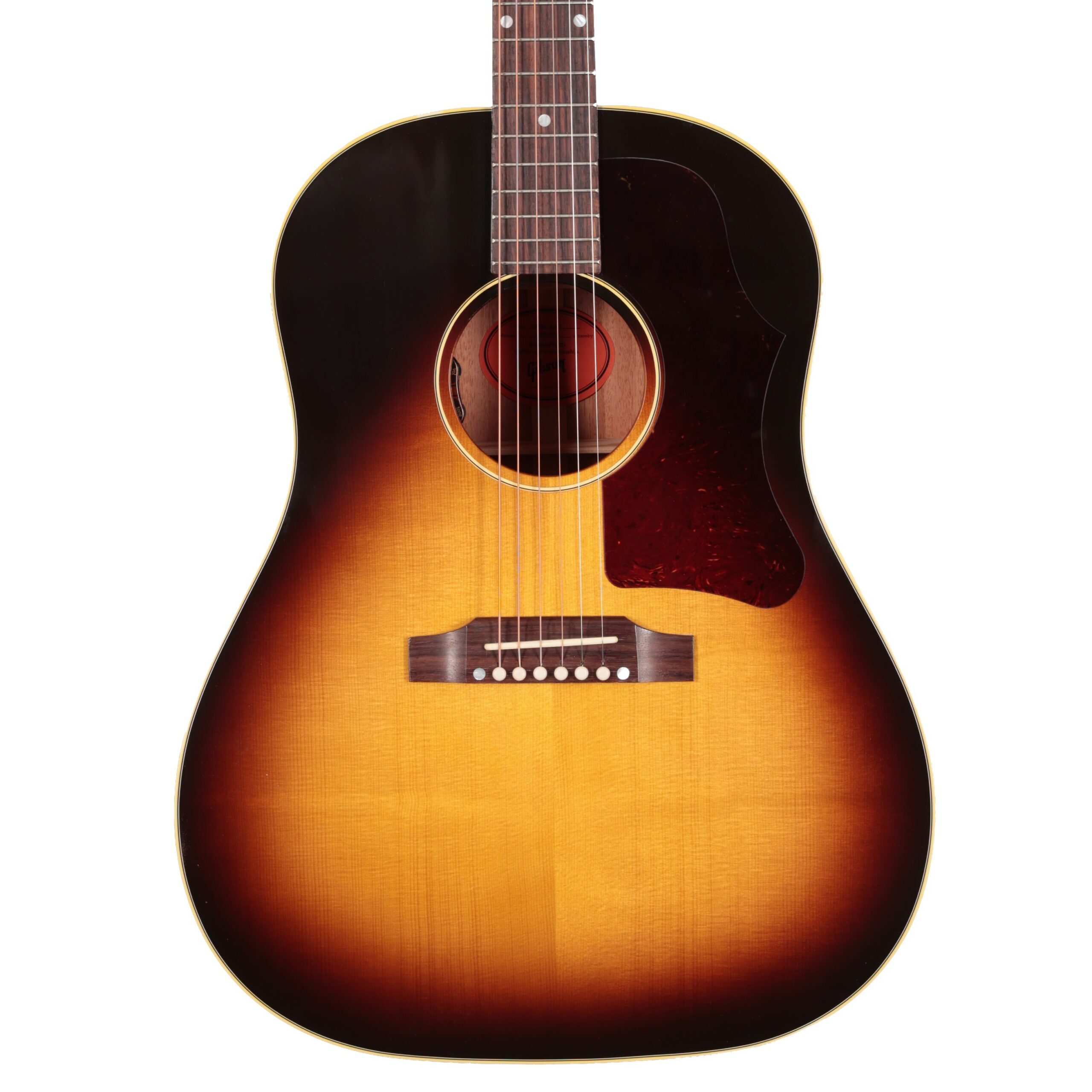 Gibson J-45 50s Original Electro Acoustic Guitar in Vintage Sunburst (19345)