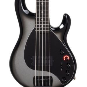 Music Man Dark Ray 5 Bass Guitar in Silverburst