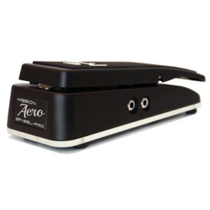 Mission SP25L Pro Aero Expression Pedal in Black with LED Base