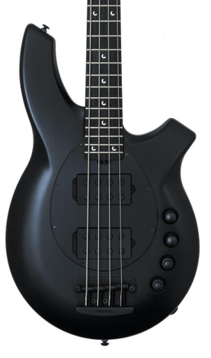Music Man Bongo 4 HH Bass Guitar in Stealth Black