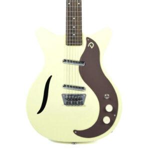 Danelectro 59 12 String Electric Guitar in Vintage White