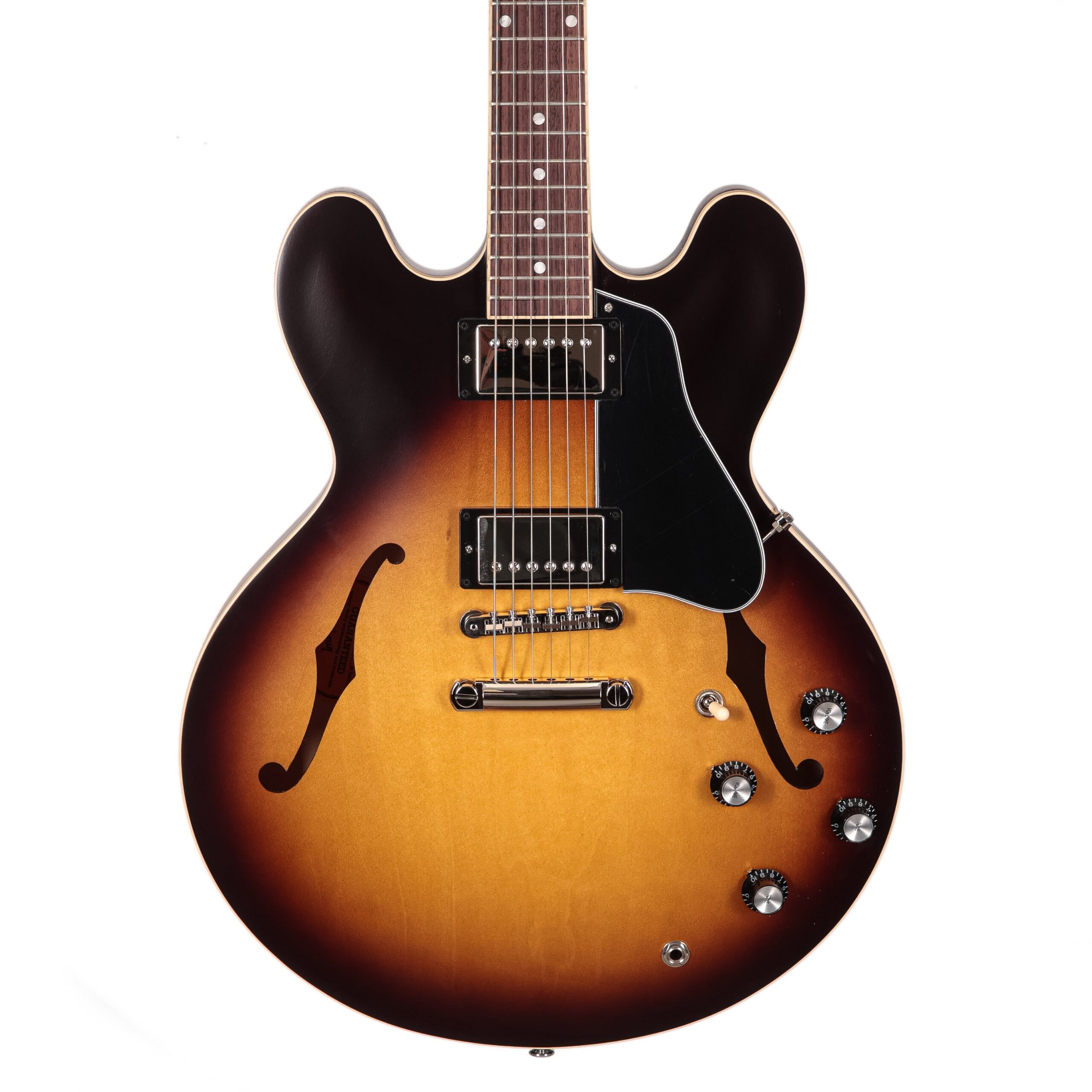 Gibson ES-335 Semi-Hollow Electric Guitar in Satin Vintage Burst (25678)