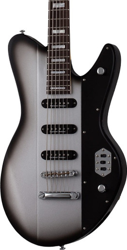 Schecter Robert Smith Ultracure VI Electric Guitar in Silver Burst Pearl