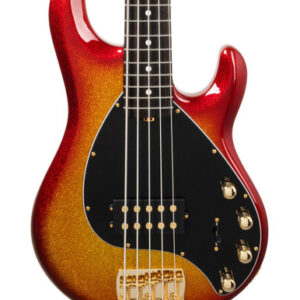 Music Man StingRay Special 5H Bass Guitar in Cherry Punch, Ebony Fretboard