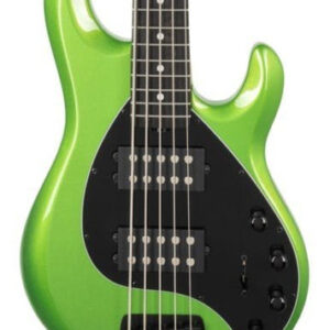 Music Man StingRay Special 5 HH Bass Guitar in Kiwi Green