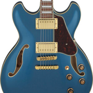 Ibanez AS73G-PBM AS Series Semi-Hollow Electric Guitar in Prussian Blue Metallic