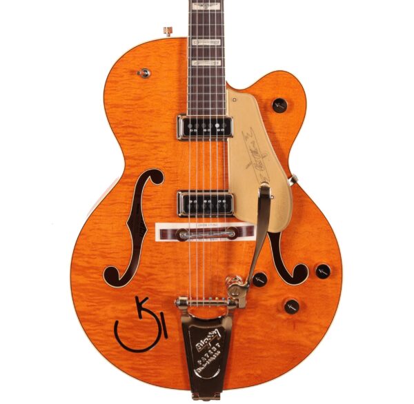 G6120T-55 Vintage Select Edition 55 Chet Atkins Hollow Body with Bigsby TV Jones Vintage Orange Stain Lacquer (28776)
