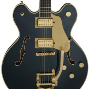 Gretsch Broadkaster LX Center Block Bigsby Guitar In Cadillac Green, Ebony Board
